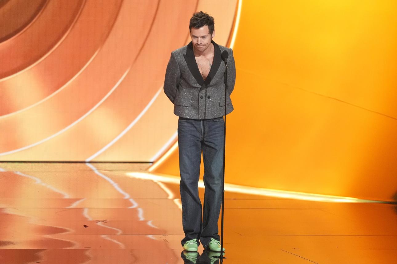 Χάρι Στάιλς με μπαλαρίνες/Φωτογραφία: AP Photo 