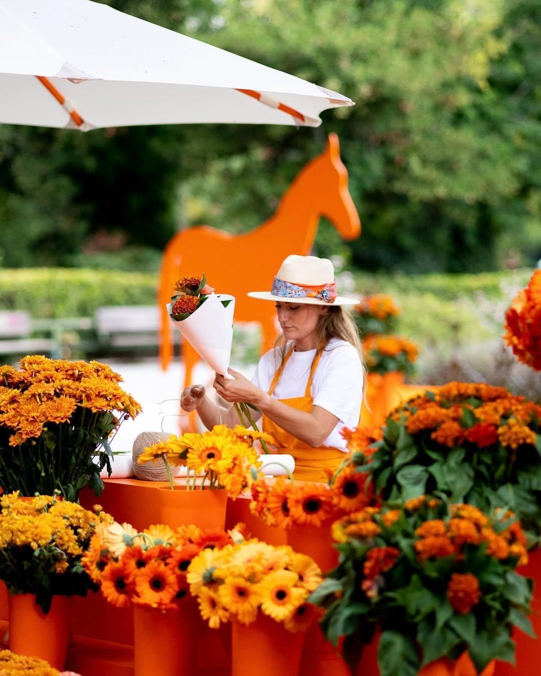  Το περίπτερο της Hermès στην Art Athina 2024/ Φωτογραφία: Instagram/ @hermes 