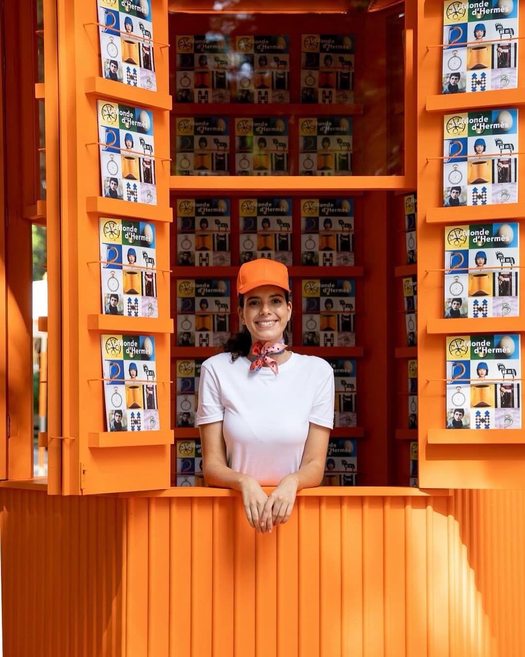  Το περίπτερο της Hermès στην Art Athina 2024/ Φωτογραφία: Instagram/ @hermes 