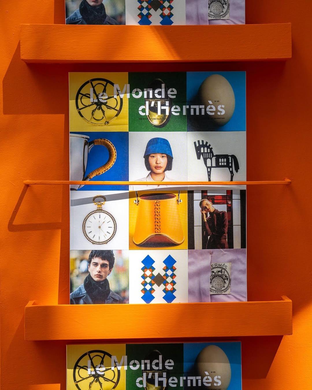 Το περίπτερο της Hermès στην Art Athina 2024/ Φωτογραφία: Instagram/ @hermes