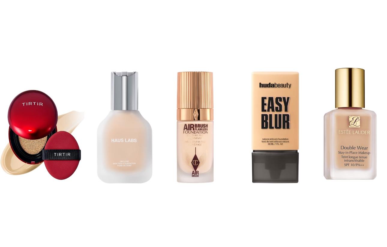 TIRTIR - Mask Fit Red CushionHaus Labs by Lady Gaga, Triclone Skin Tech FoundationCharlotte Tilbury, Airbrush Flawless FoundationHuda Beauty, Easy Blur Natural Airbrush Foundation - MakeupEstée Lauder, Double Wear - Stay-in-Place Foundation SPF 10