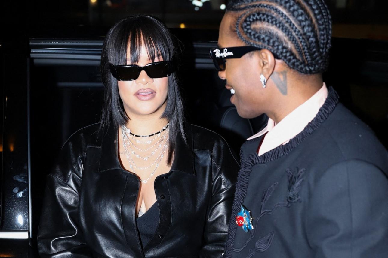 Η Ριάνα με τον A$AP Rocky στο Παρίσι/Φωτογραφία: Profimedia 