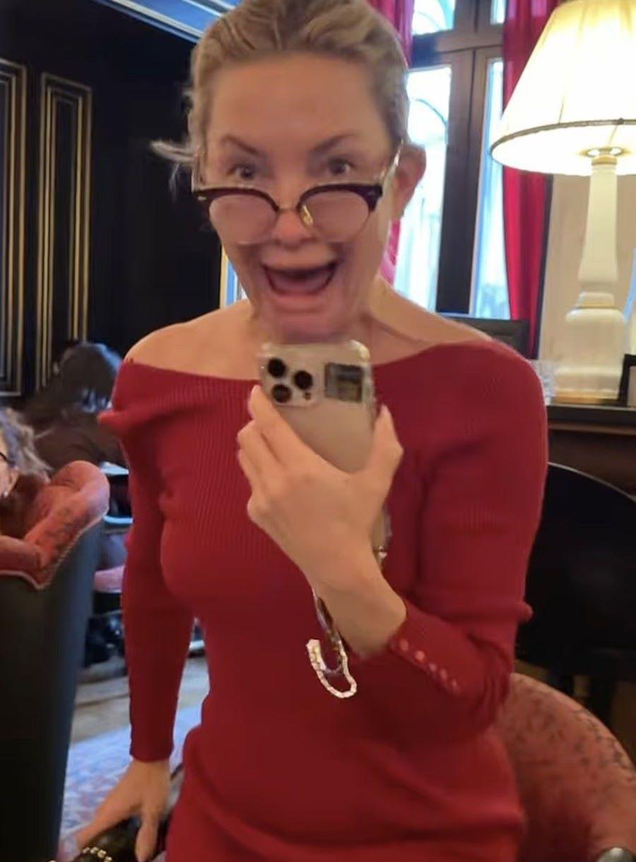 Η στιγμή που η Κέιτ Χάντσον πληροφορήθηκε πως είναι υποψήφια για βραβείο BAFTA/ Φωτογραφία: Instagram/ @katehudson