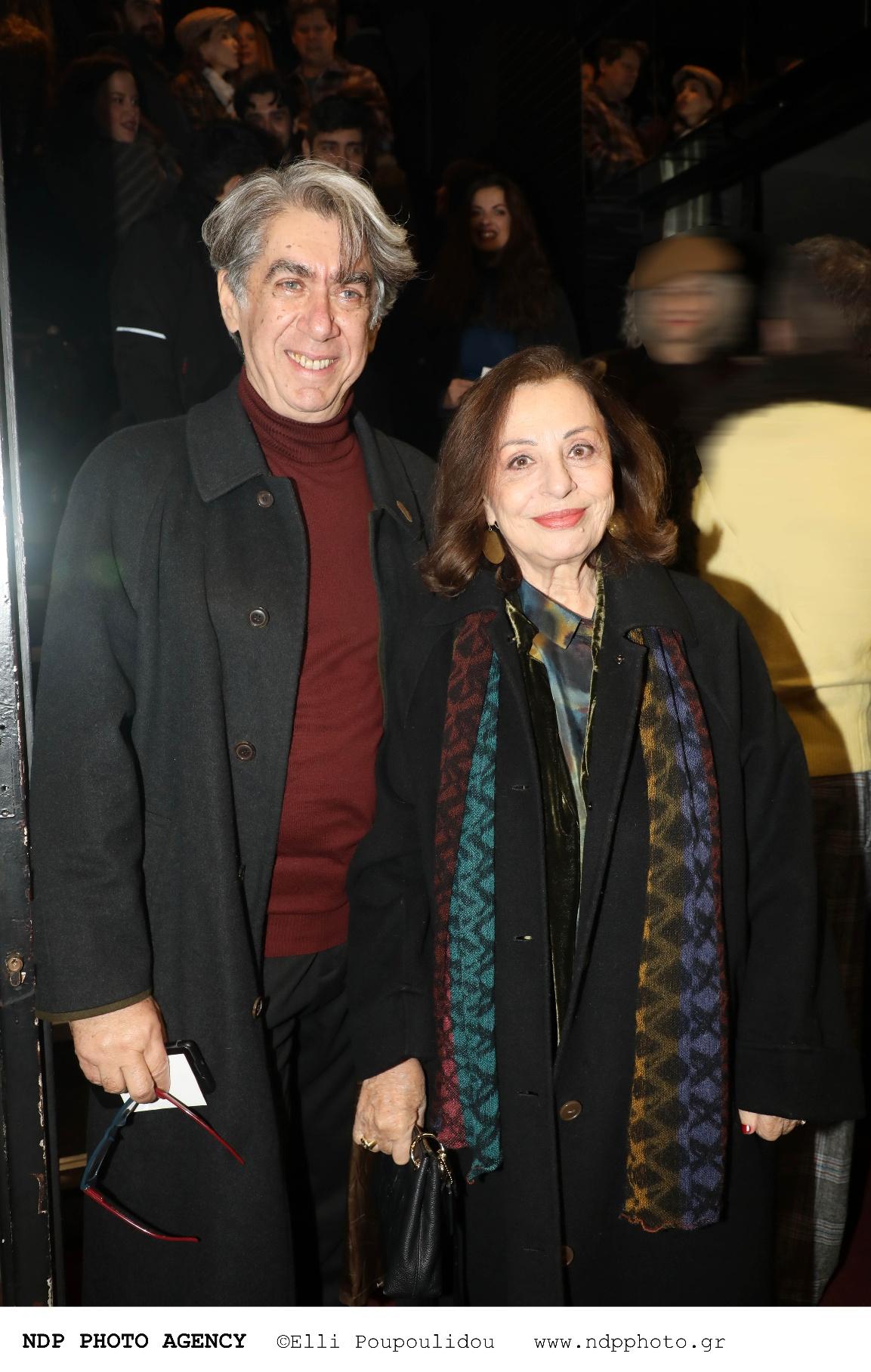 O Κώστας Μπερικόπουλος και η Χάρις Αλεξίου 