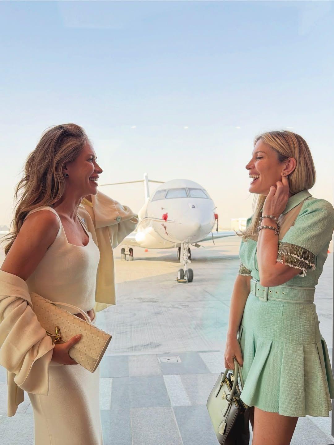 Η Χόφιτ Γκόλαν με την μπλόγκερ Maja Malnar/ Φωτογραφία: Instagram/ @hofitgolanofficial 