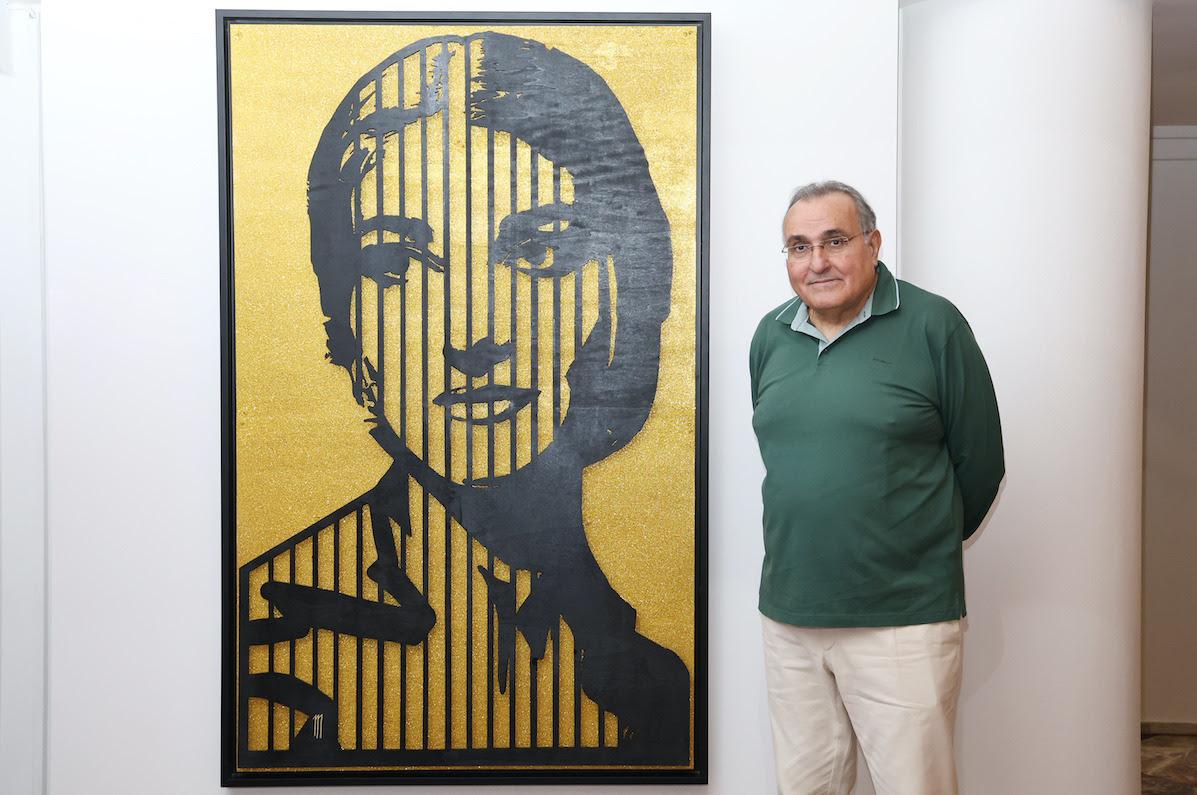 Ο ζωγράφος και χαράκτης Μάνος Ιωαννίδης.