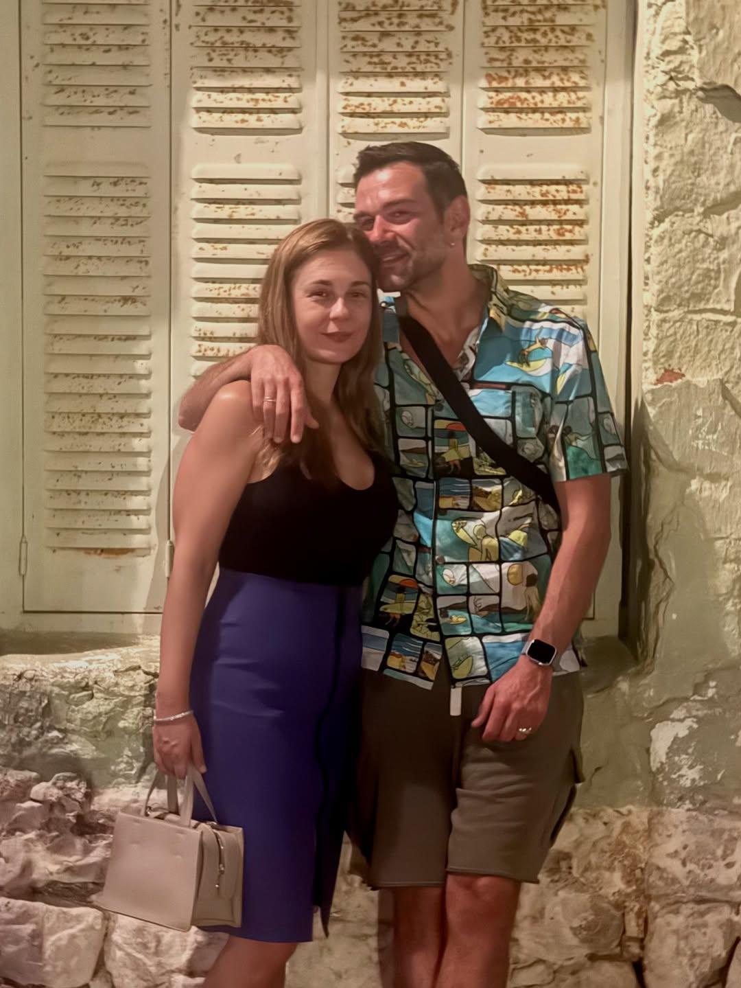  O Τάσος Ιορδανίδης και η Θάλεια Ματίκα σε χαλαρές στιγμές  στις διακοπές/ Φωτογραφία: Instagram/ @iordanidis_tasos  