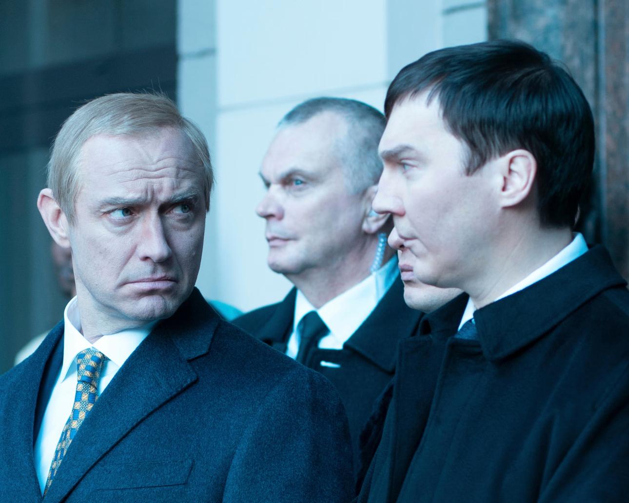 Ο Τζουντ Λο στην εντυπωσιακή του μεταμόρφωση ως Βλάντιμιρ Πούτιν στη νέα του ταινία/ Φωτογραφία: Gaumont