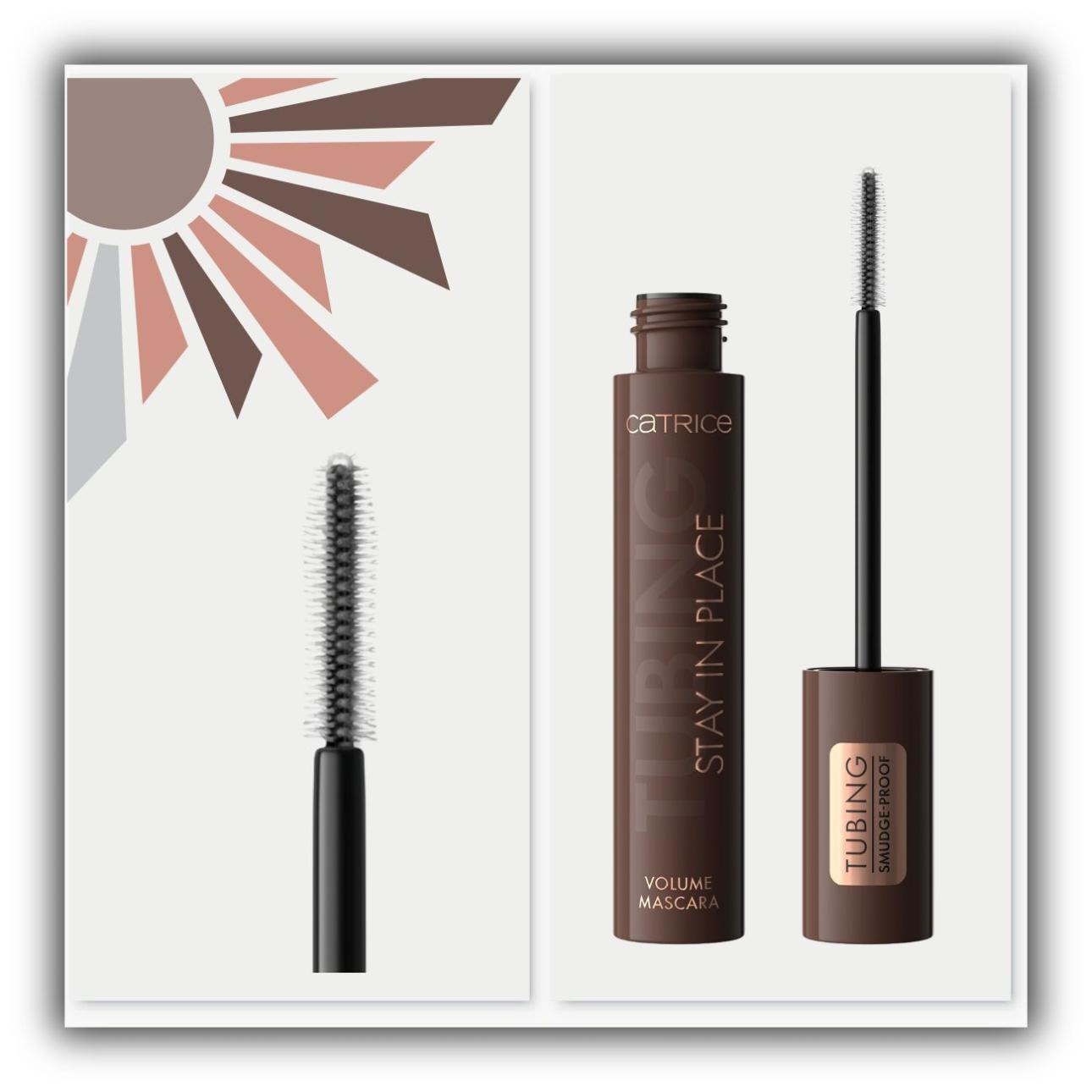 Tubing Stay In Place Volume Mascara Panda Proof Brown, Catrice