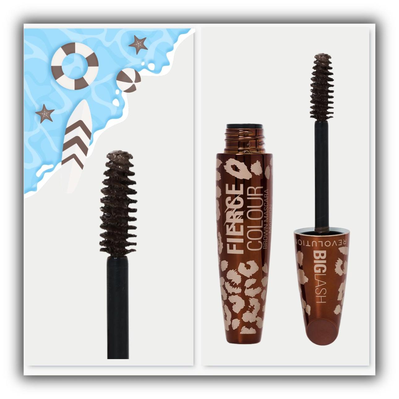 Fierce Colour Mascara Mocha Muse Brown, Revolution
