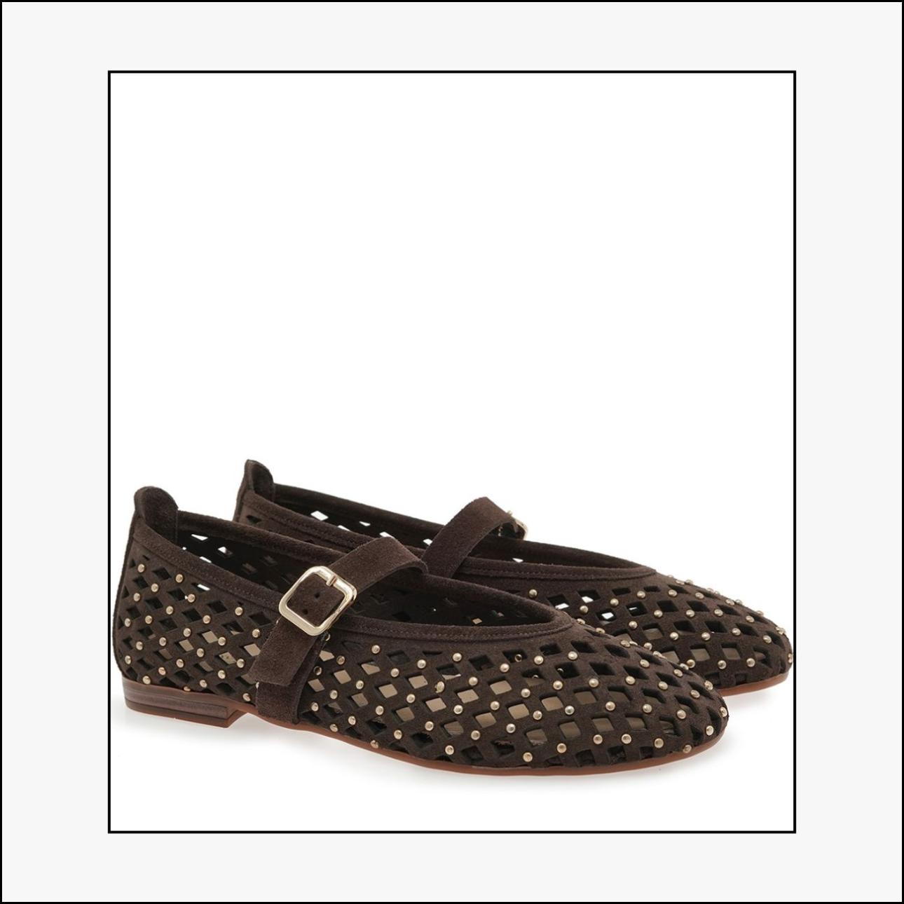 Καστόρινες μπαλαρίνες, €89,95, Alessandra Bruni, tsakirismallas.com