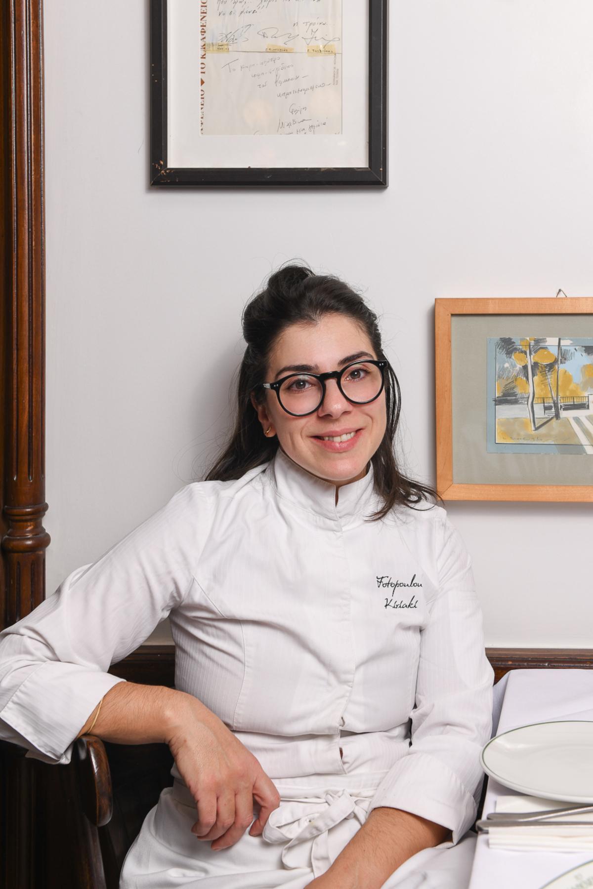  Η σεφ Κυριακή Φωτοπούλου 