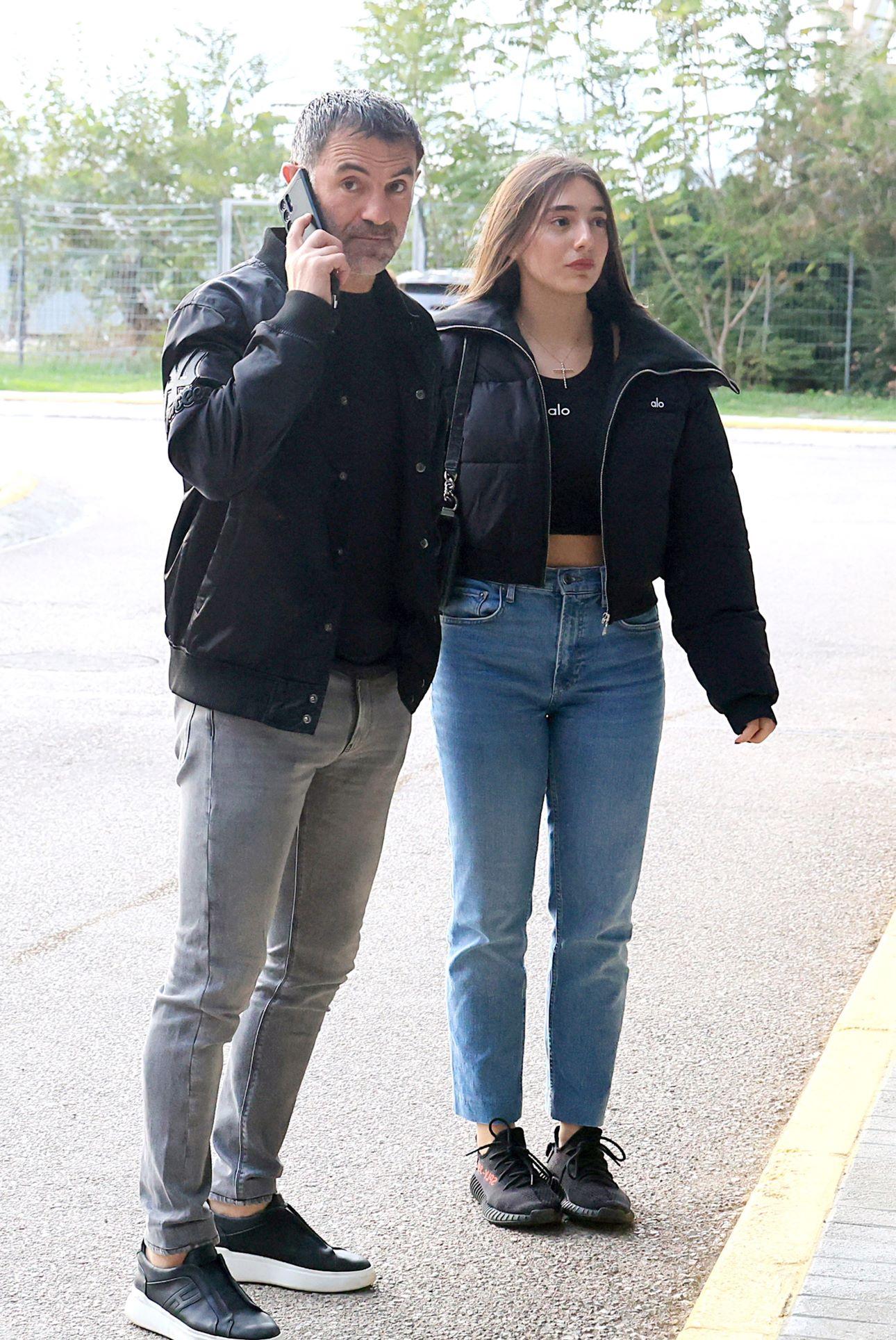 Ο Γιώργος Καραγκούνης με την κόρη του, Ξένια/ Φωτογραφία: NDP Photo Agency