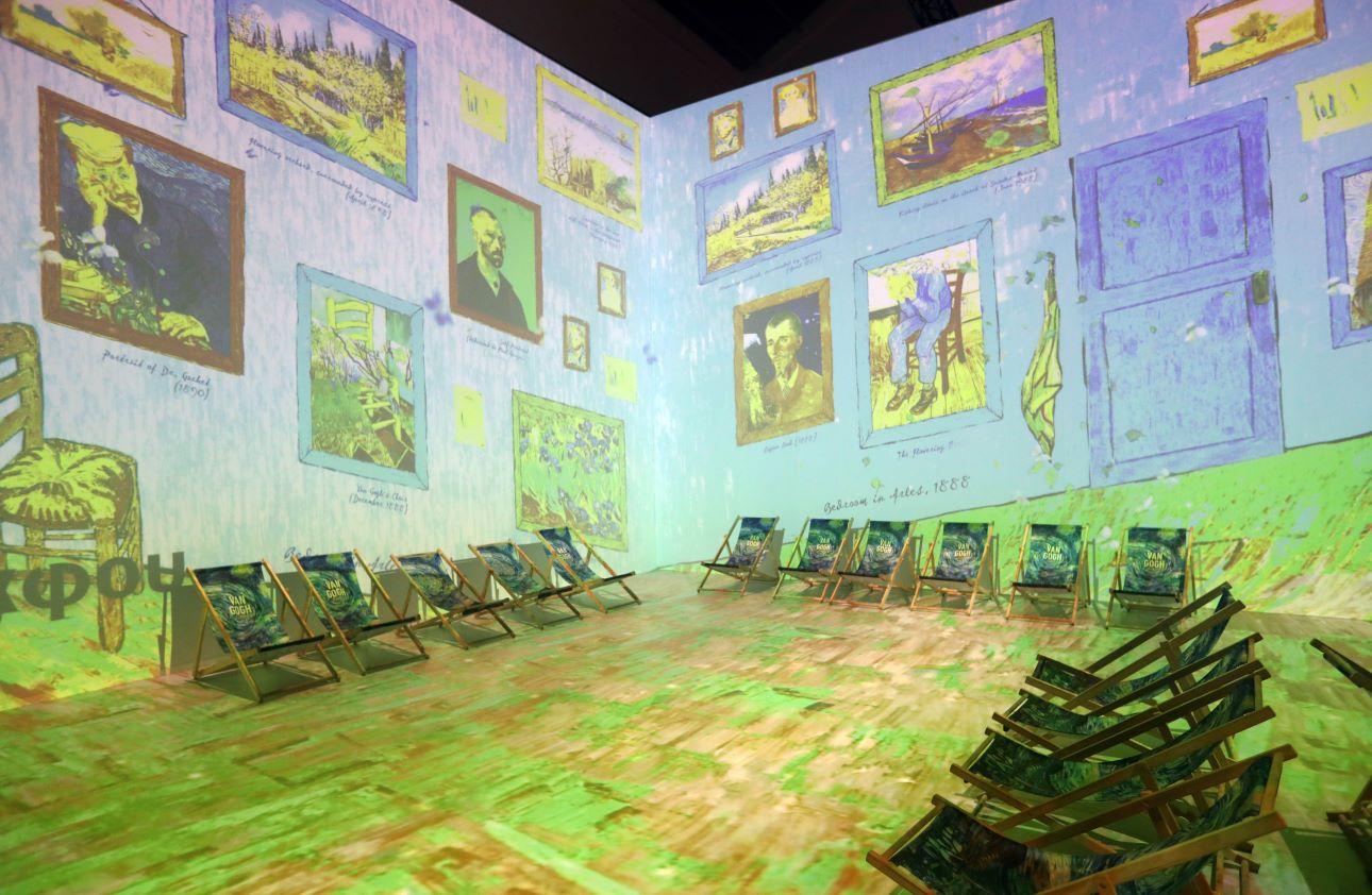 Έκθεση «Van Gogh: The immersive Experience»/ Φωτογραφία: NDP Photo Agency