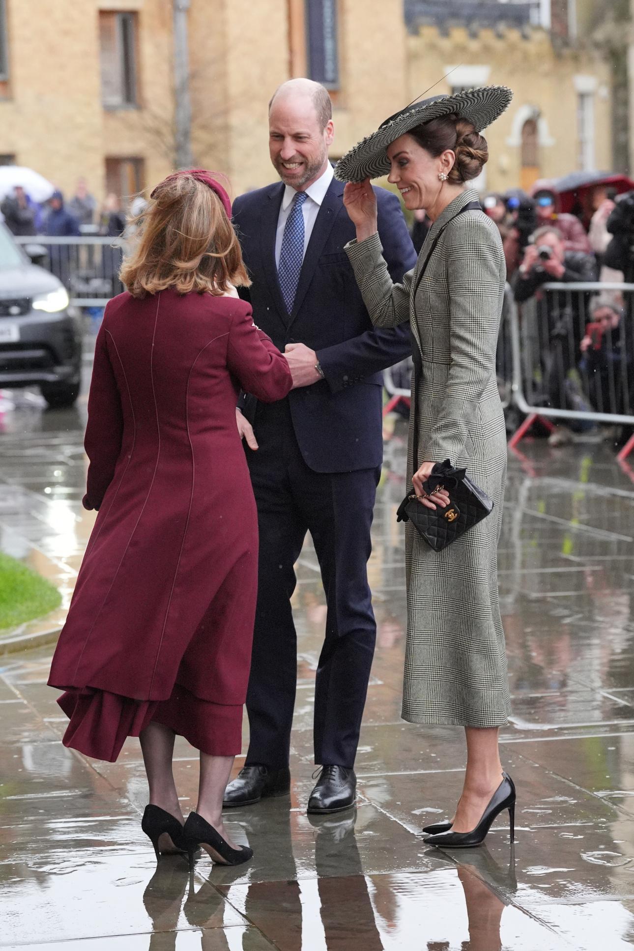 Η Κέιτ Μίντλετον και ο Πρίγκιπας Γουίλιαμ στον καθεδρικό ναό του Καντέρμπουρι/Φωτογραφία: AP Photo