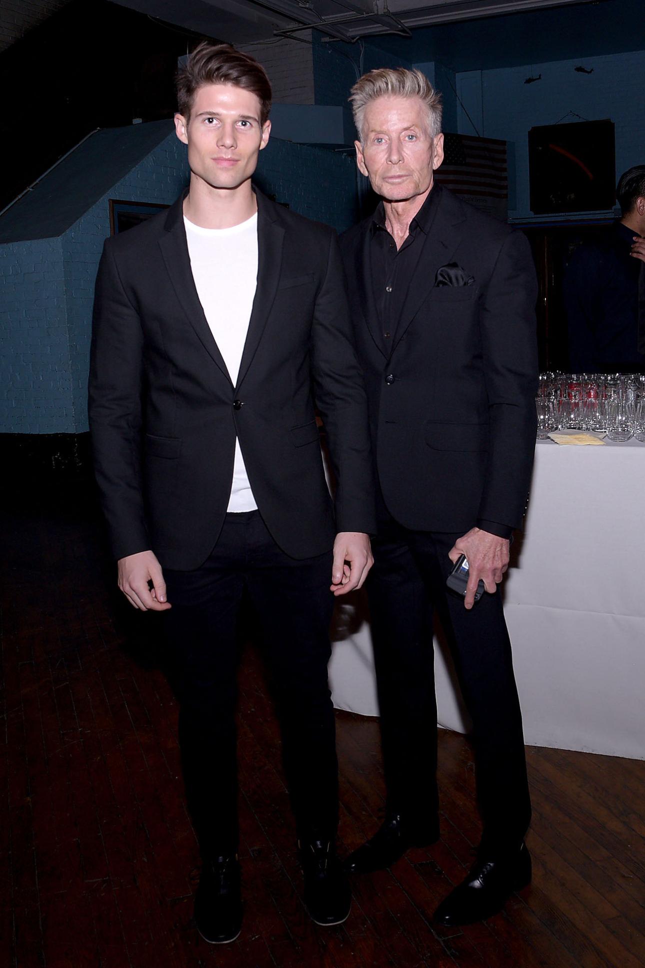 Ο Calvin Klein με τον σύντροφό του Kevin Baker/ Getty Image
