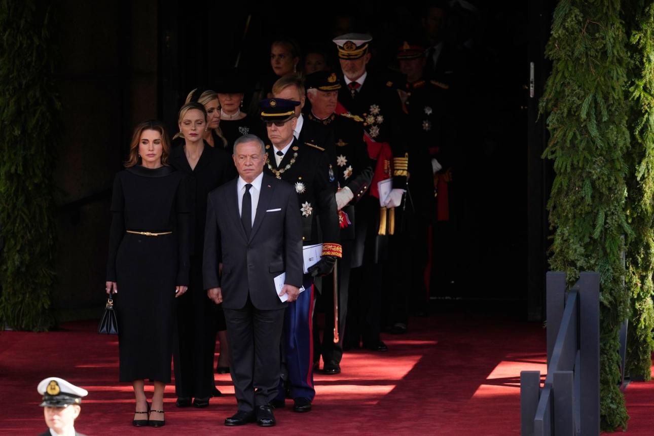 Ο Βασιλιάς Αμπντουλάχ Β΄ της Ιορδανίας και η Βασίλισσα Ράνια/Φωτογραφία: AP Images 