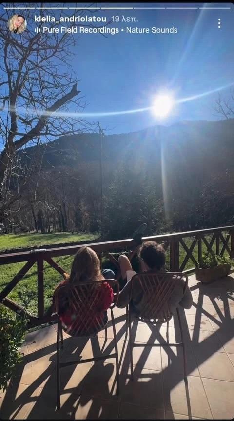 Κλέλια Ανδριολάτου, Μπάμπης Τσαούσογλου/ @klelia_andriolatou