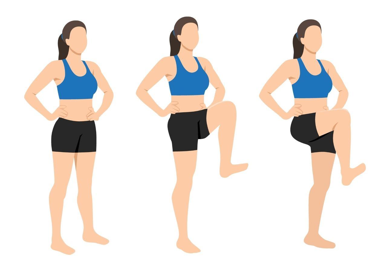 Γυμνάζει: καμπτήρες ισχίου, τετρακέφαλους. Φωτογραφία: Shutterostock