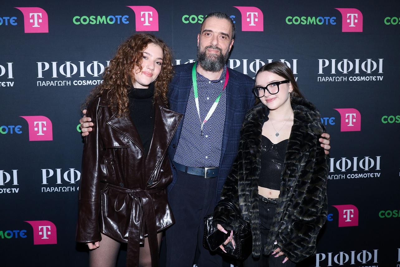 Φωτογραφία NDP/Ο Σωτήρης Τσαφούλιας με τις κόρες του 