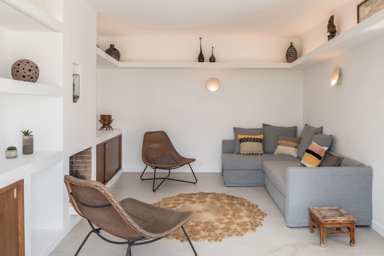 Χώρος καθιστικού/ Φωτογραφία: Γιώργος Σφακιανάκης 