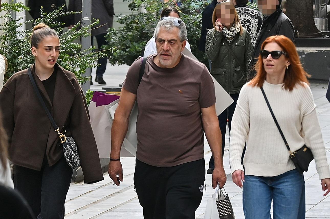 Ο Κούλλης Νικολάου με τη σύζυγό του, Κλαίρη, και την κόρη τους, Ελένη/ NDP Photo Agency