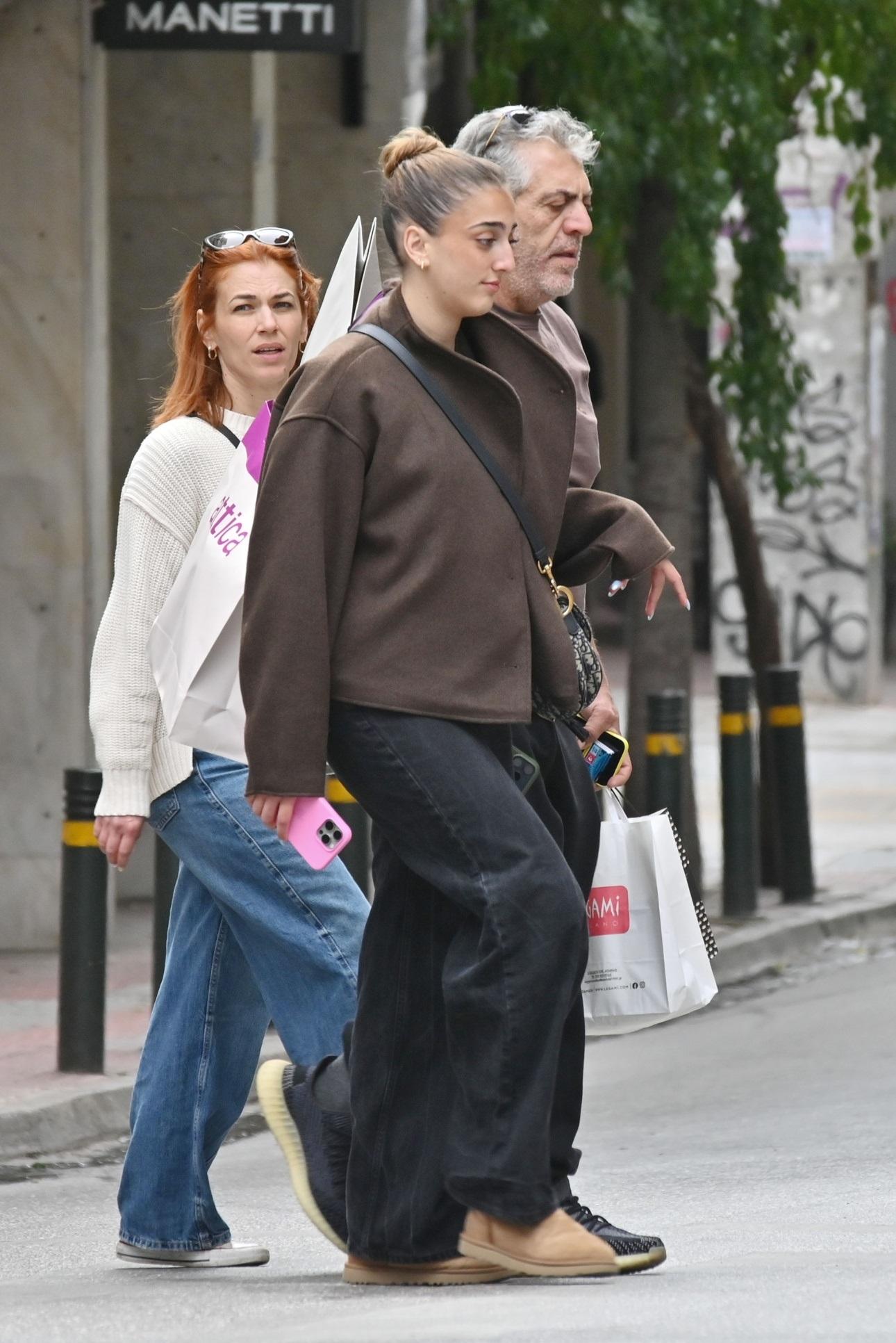 Ο Κούλλης Νικολάου με τη σύζυγό του, Κλαίρη, και την κόρη τους, Ελένη/ NDP Photo Agency