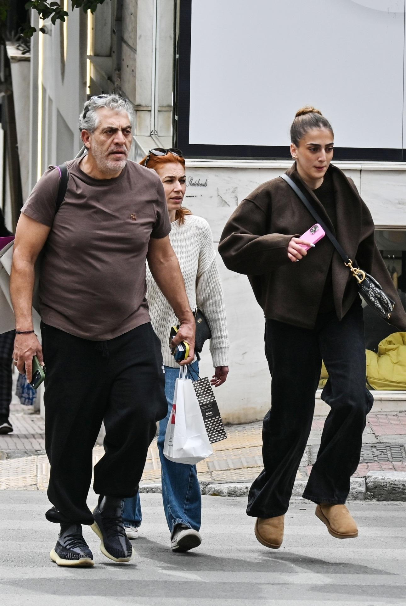 Ο Κούλλης Νικολάου με τη σύζυγό του, Κλαίρη, και την κόρη τους, Ελένη/ NDP Photo Agency