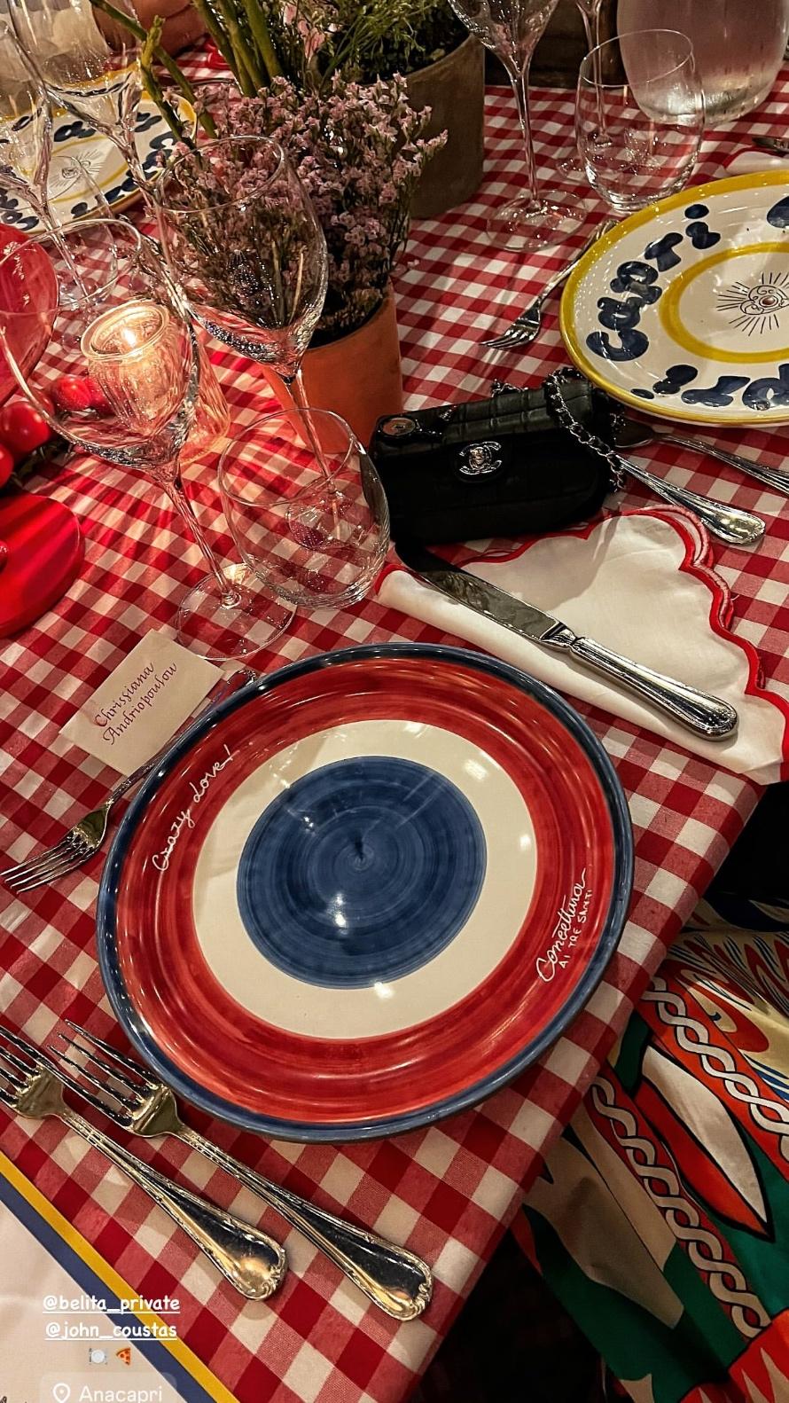 Το art de la table από το γιορτινό τραπέζι