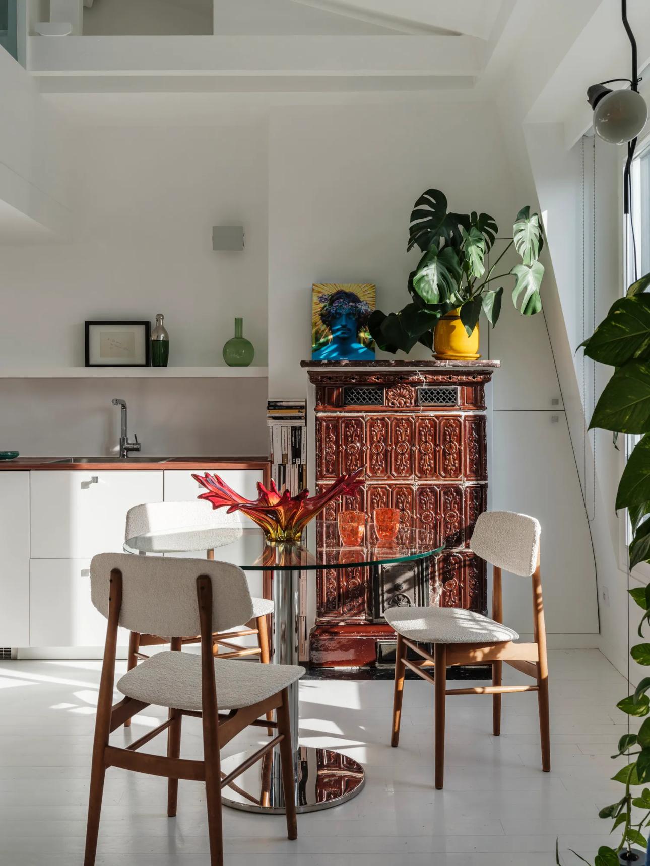 Ο χώρος της κουζίνας/ Φωτογραφία: Chayeb & Paradis studio