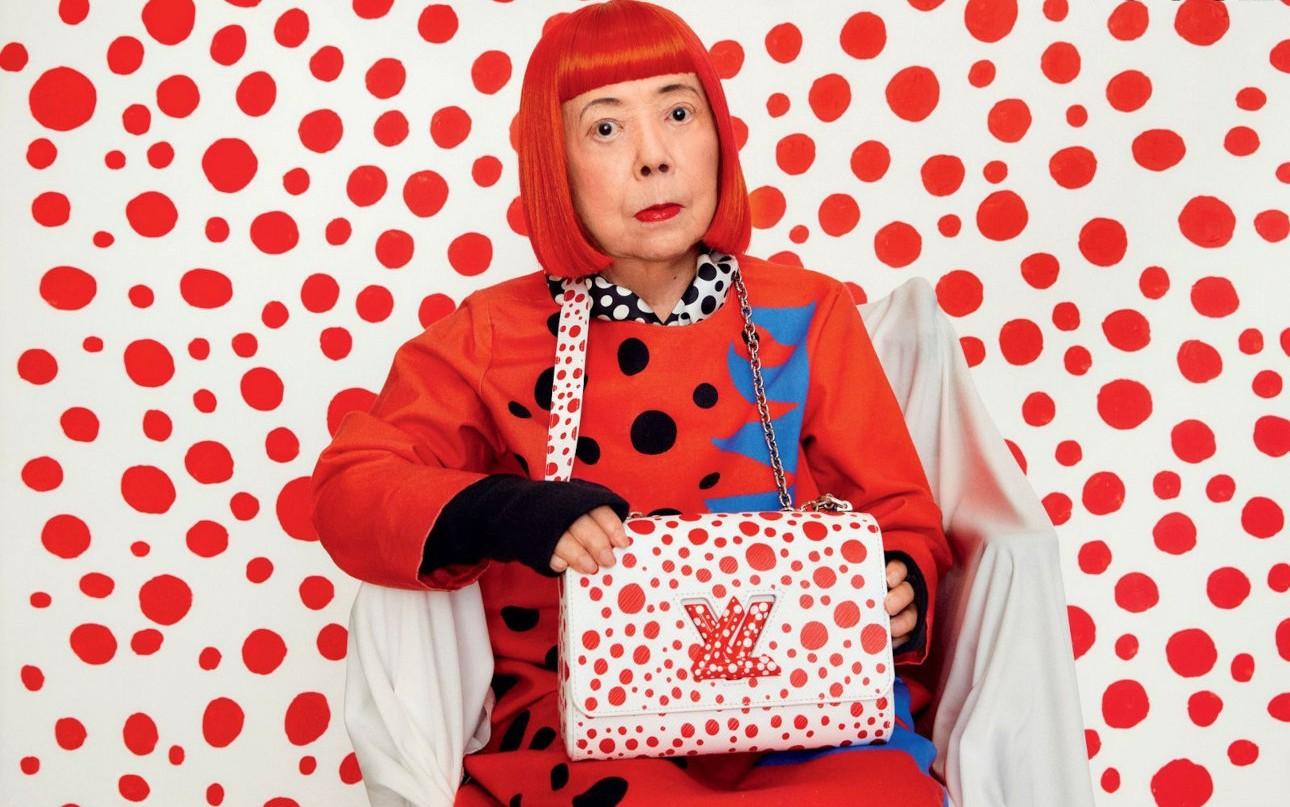 Συνεργασία της Kusama με τον οίκο Louis Vuitton/ Φωτογραφία:  Yayoi Kusama 