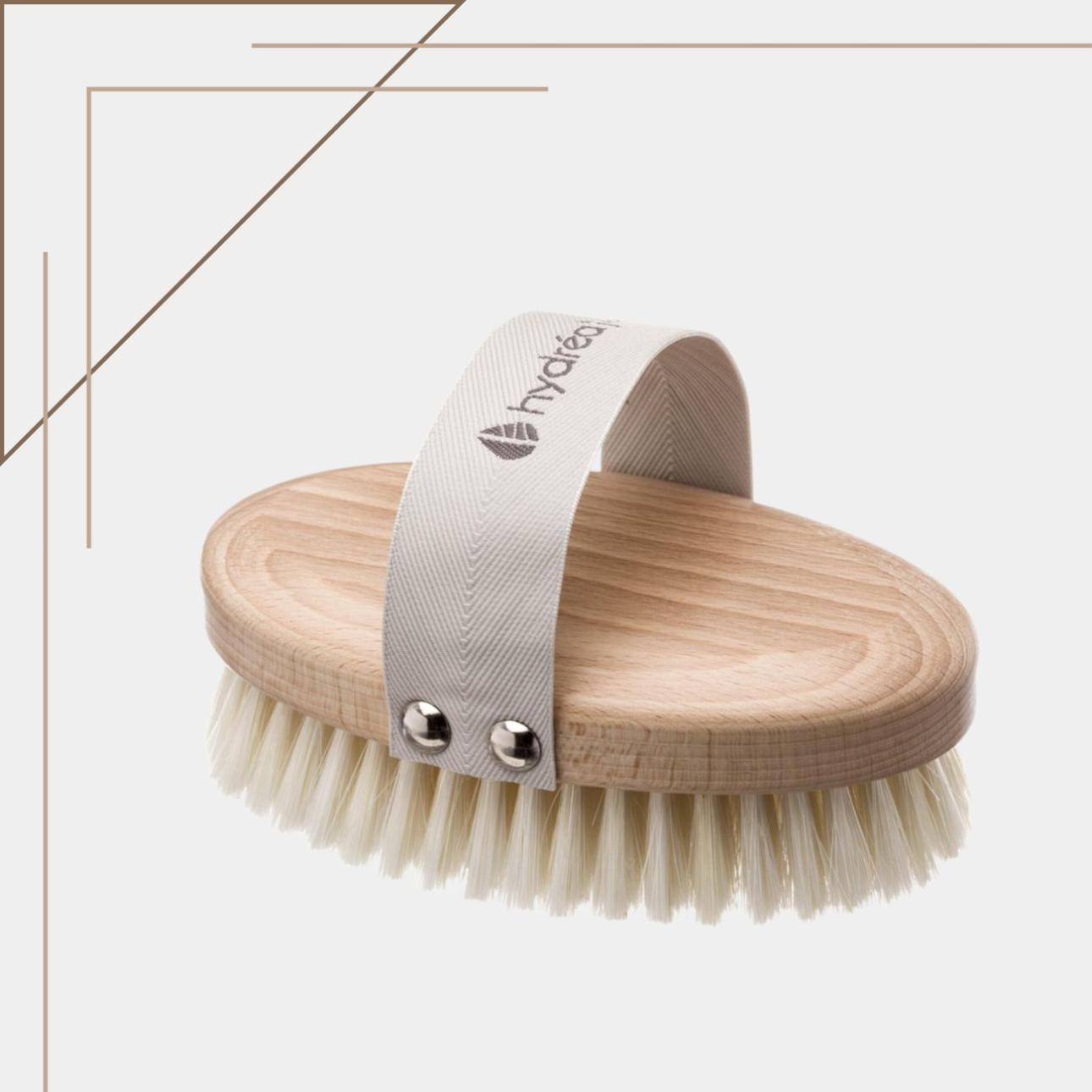 Professional Wet &amp; Dry Body Brush FSC® Certified Beechwood, Hydrea London