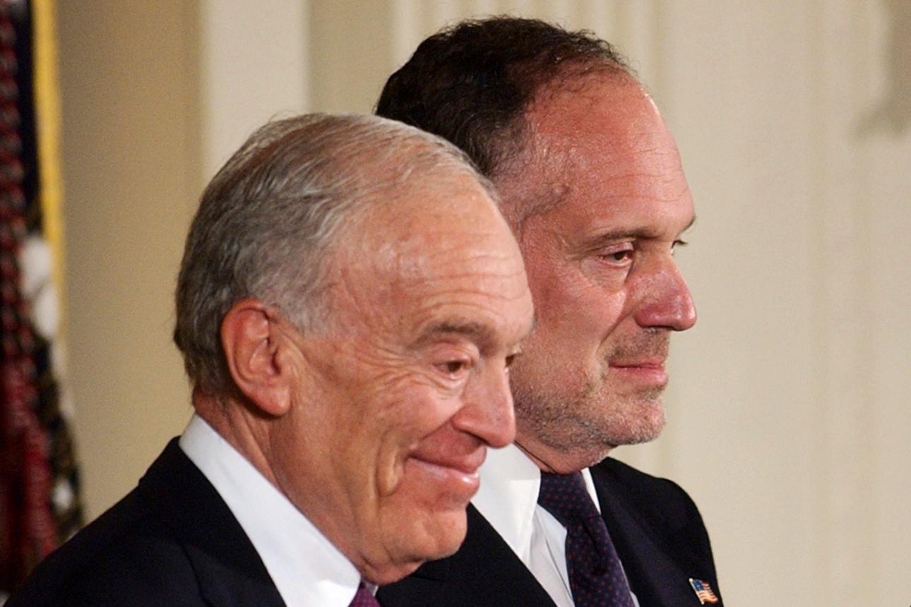 Ο Leonard Lauder με τον αδελφό του, Ronald/ Φωτογραφία: AP