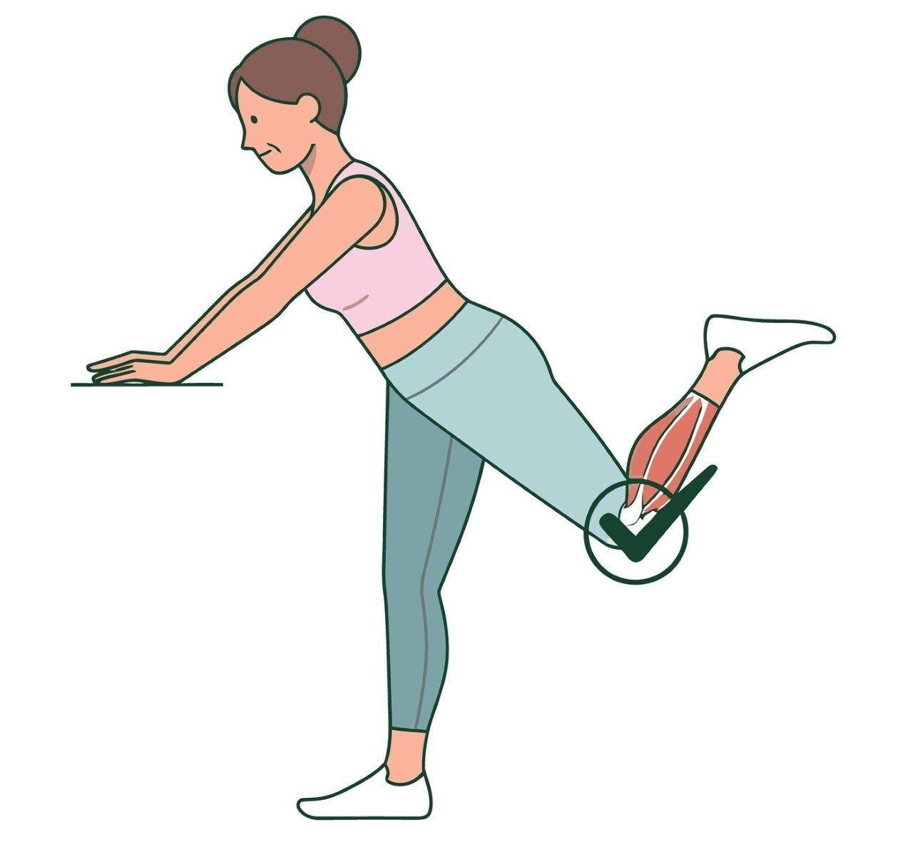  Γυμνάζει: σταθεροποιητές αστραγάλου και ισχίου, κορμό. Φωτογραφία: Shutterstock