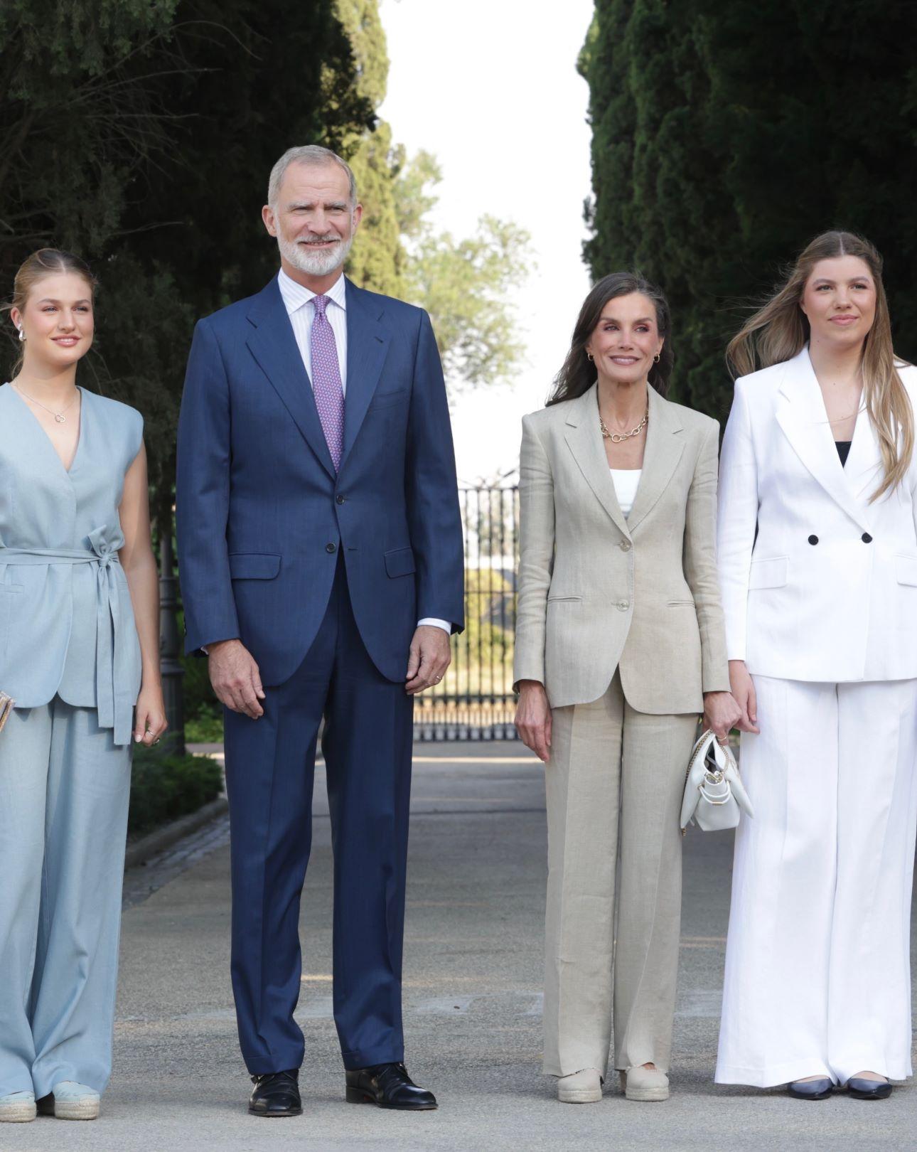 Πριγκίπισα Λεονόρ, βασιλιάς Φελίπε, βασίλισσα Λετίθια, πριγκίπισα Ινφάντα Σοφία/ Φωτογραφία: Instagram/ @casareal.es 