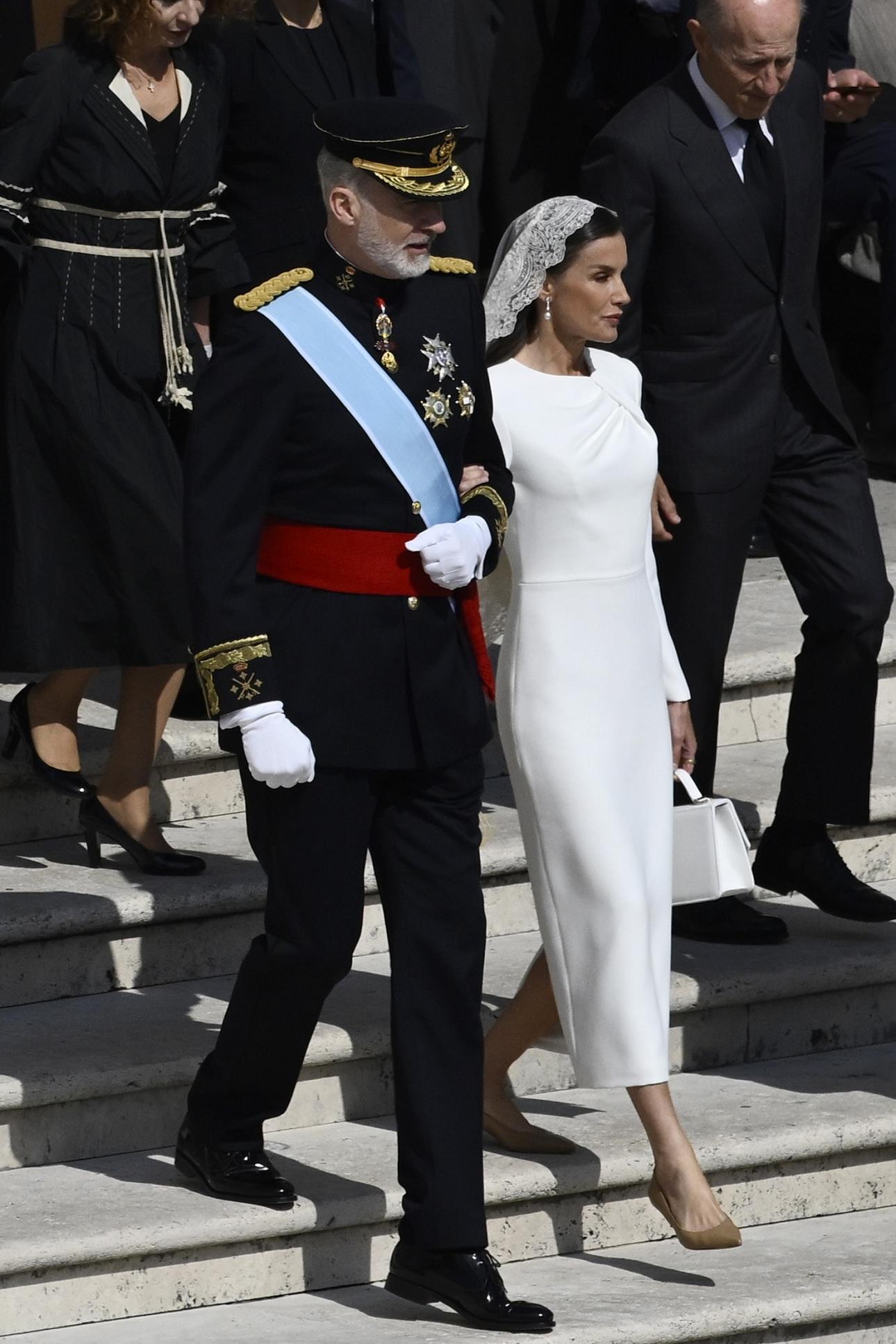 Ο βασιλιάς Φελίπε ΣΤ΄ και η βασίλισσα Λετίθια της Ισπανίας/Φωτογραφία Getty Images