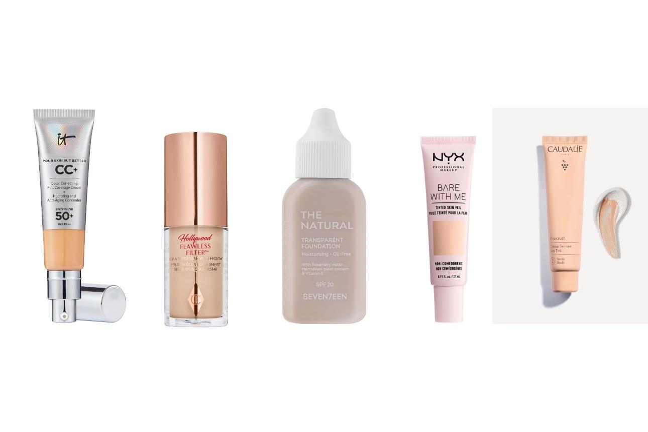 iT Cosmetics, Your Skin But Better CCCharlotte Tilbury, Hollywood Flawless Filter TravelSeventeen, The Natural Transparent FoundationNYX Professional Makeup Bare With Me Tinted Skin Veil Κρέμα με ΧρώμαCaudalie, Skin Tint Vinocrush