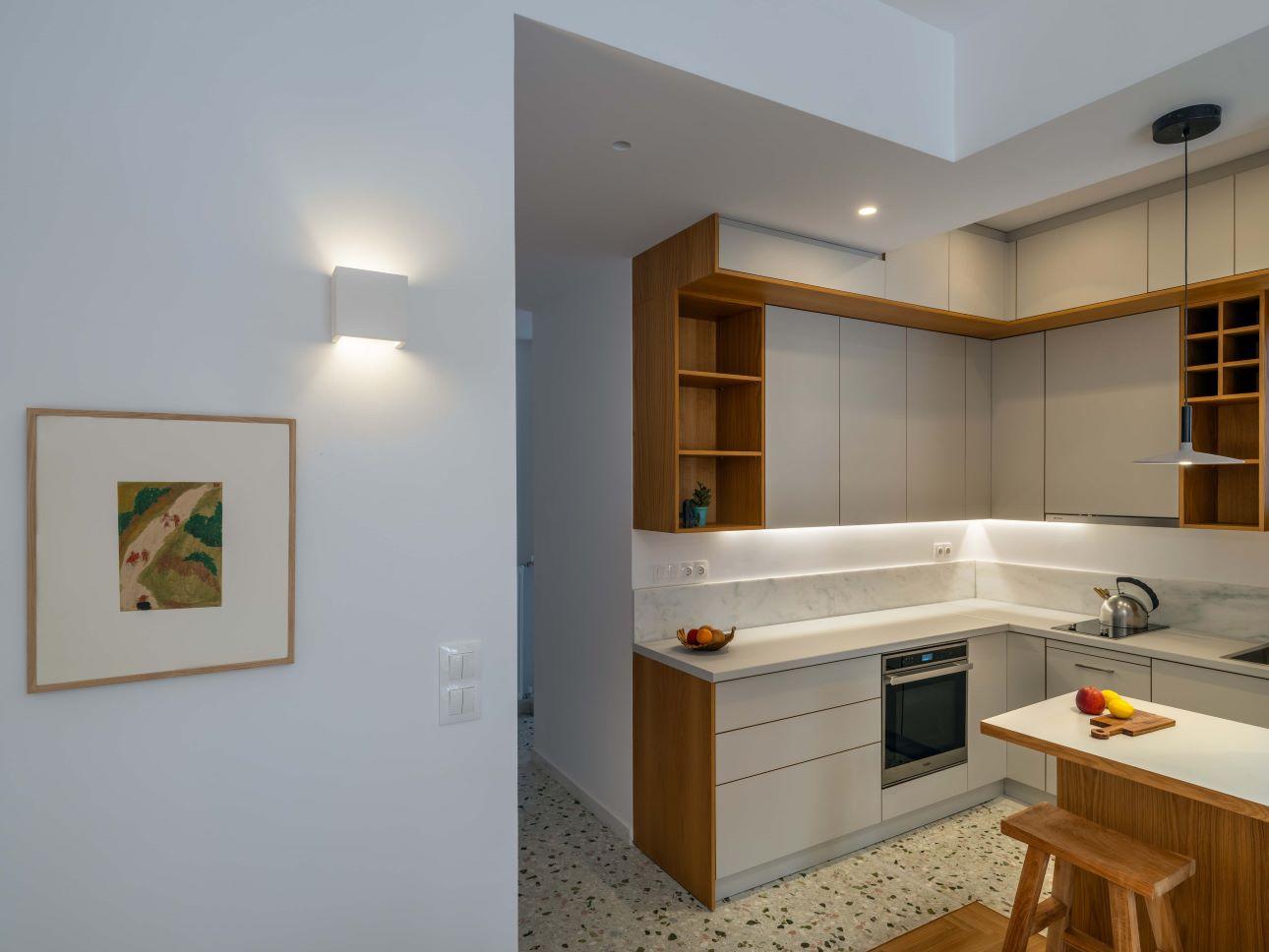 Ο χώρος της κουζίνας/ Φωτογραφία: Γιώργης Γερόλυμπος 