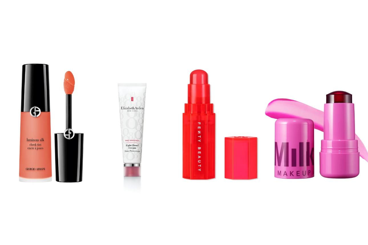 Armani Luminous Silk Cheek TintElizabeth Arden Eight Hour CreamFenty BeautyMilk Makeup