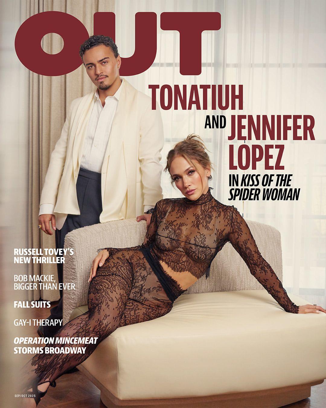   Η Τζένιφερ Λόπεζ στη φωτογράφιση για το Out Magazine/ Φωτογραφία: Out Magazine   