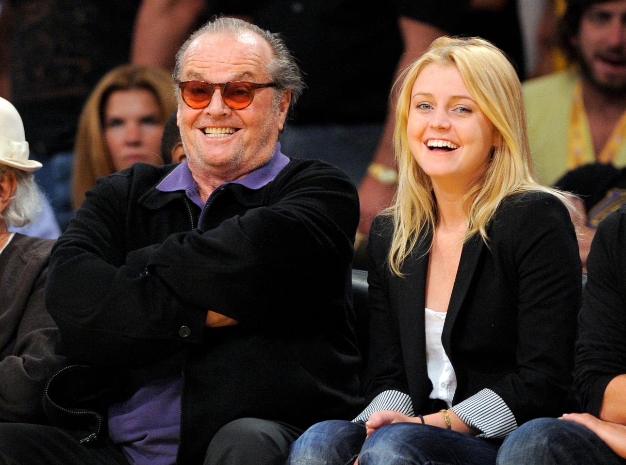 Ο Τζακ Νίκολσον με τη κόρη του Λορέιν το 2010/Φωτογραφία: AP Photo