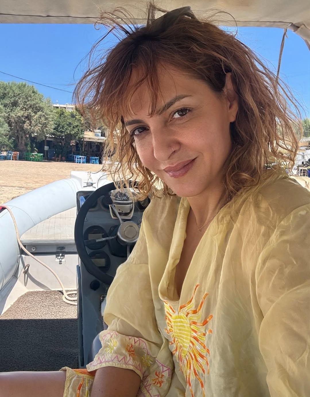 Η Υρώ Λούπη στις διακοπές της/ Φωοτγραφία: Instagram/ @iro_loupi_official