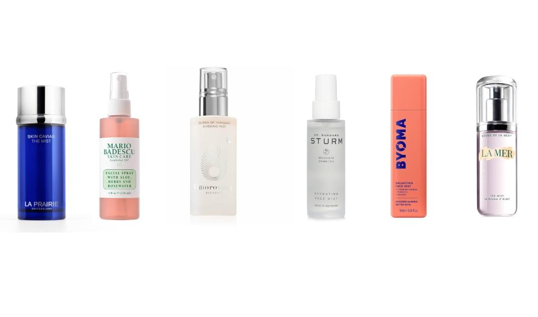 La Prairie Skin Caviar The MistMario Badescu Facial SprayOmorovicza Evening MistDr. Barbara Sturm mistBYOMA Face MistLa Mer The Mist