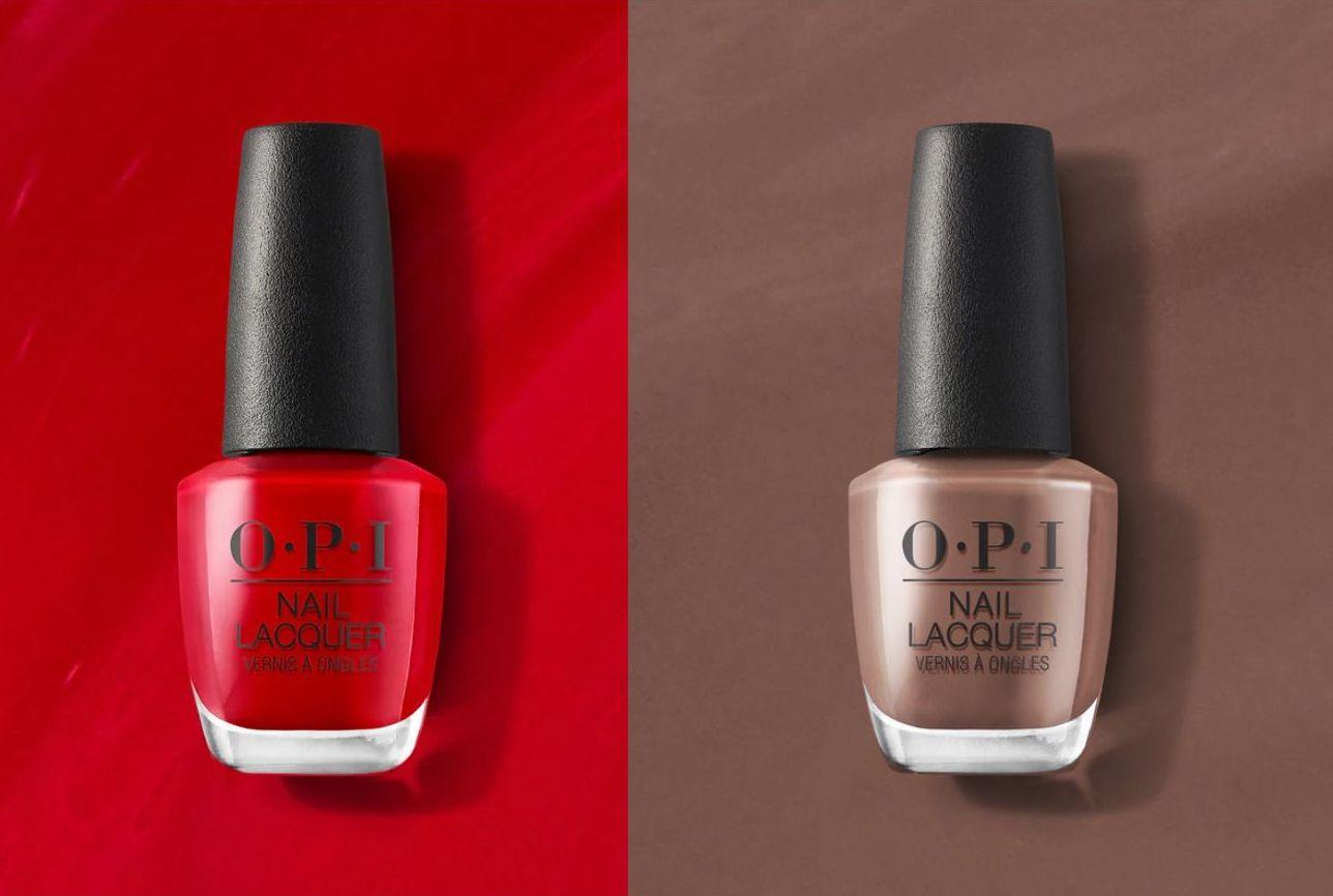 Big Apple Red (αριστέρα), Espresso Your Inner Self, OPI / Photo credit: OPI