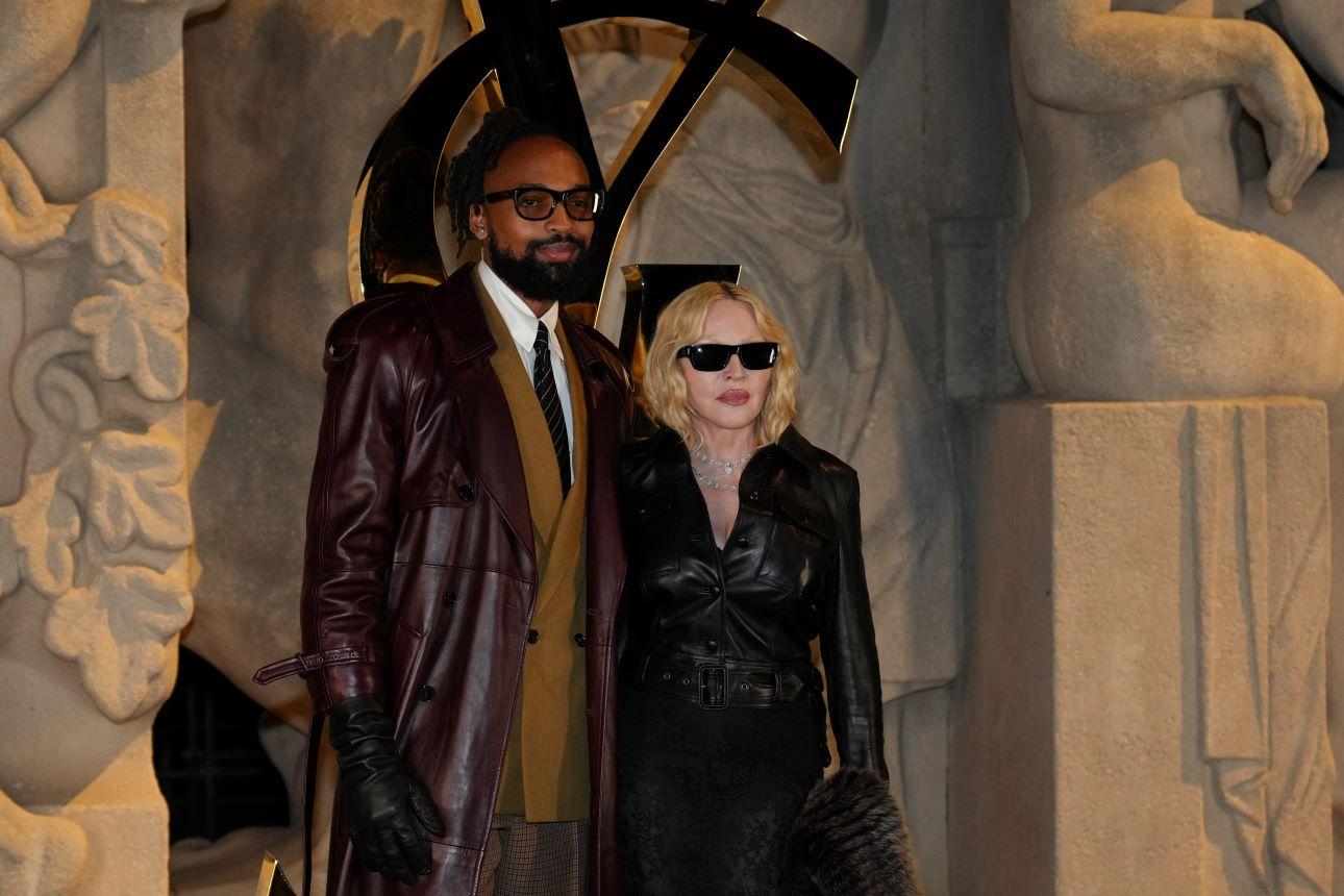 Η Μαντόνα με τον σύντροφό της, Ακίμ Μόρις/ Φωτογραφία: AP