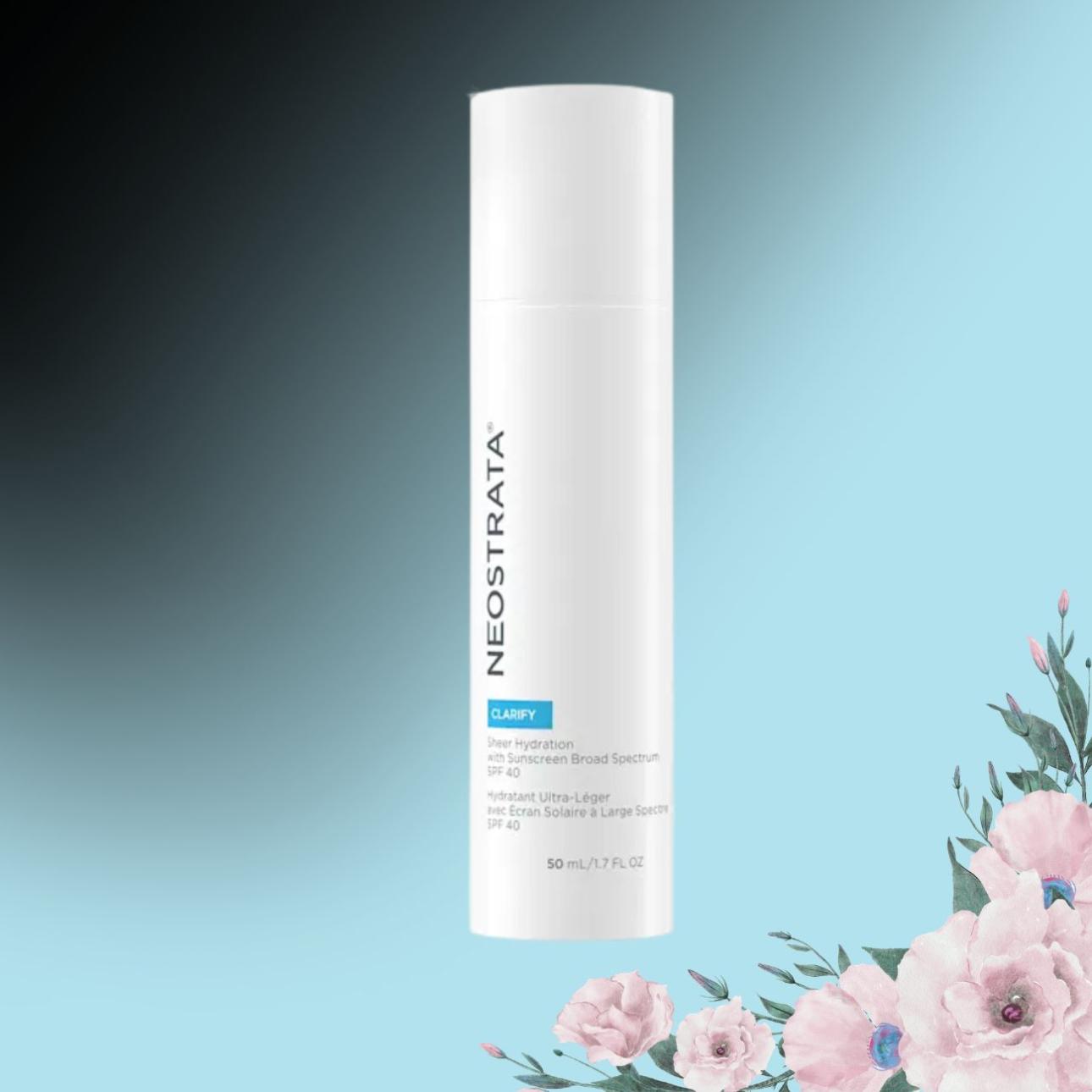 Clarify Sheer Hydration Sunscreen Broad Spectrum SPF40, Neostrata®