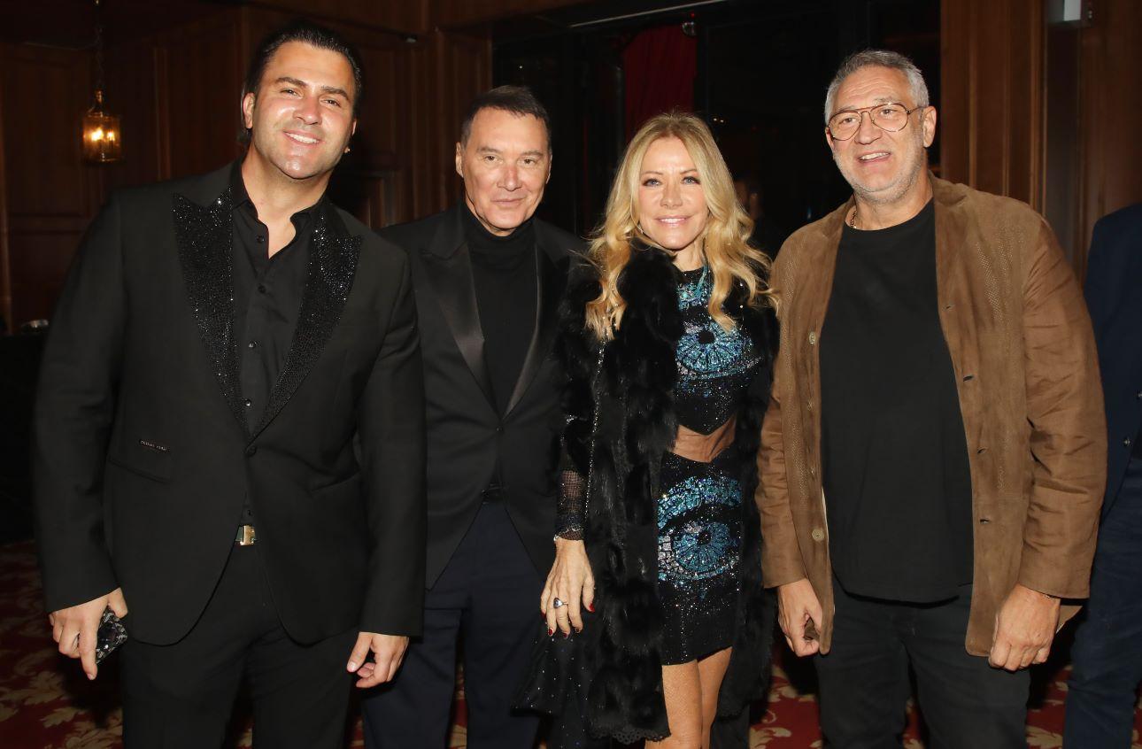 Η Μαριάννα Λάτση με τους Γιάννη Βασιλειάδη και Γιώργο Ντάβλα/ Φωτογραφία: NDP Photo Agency