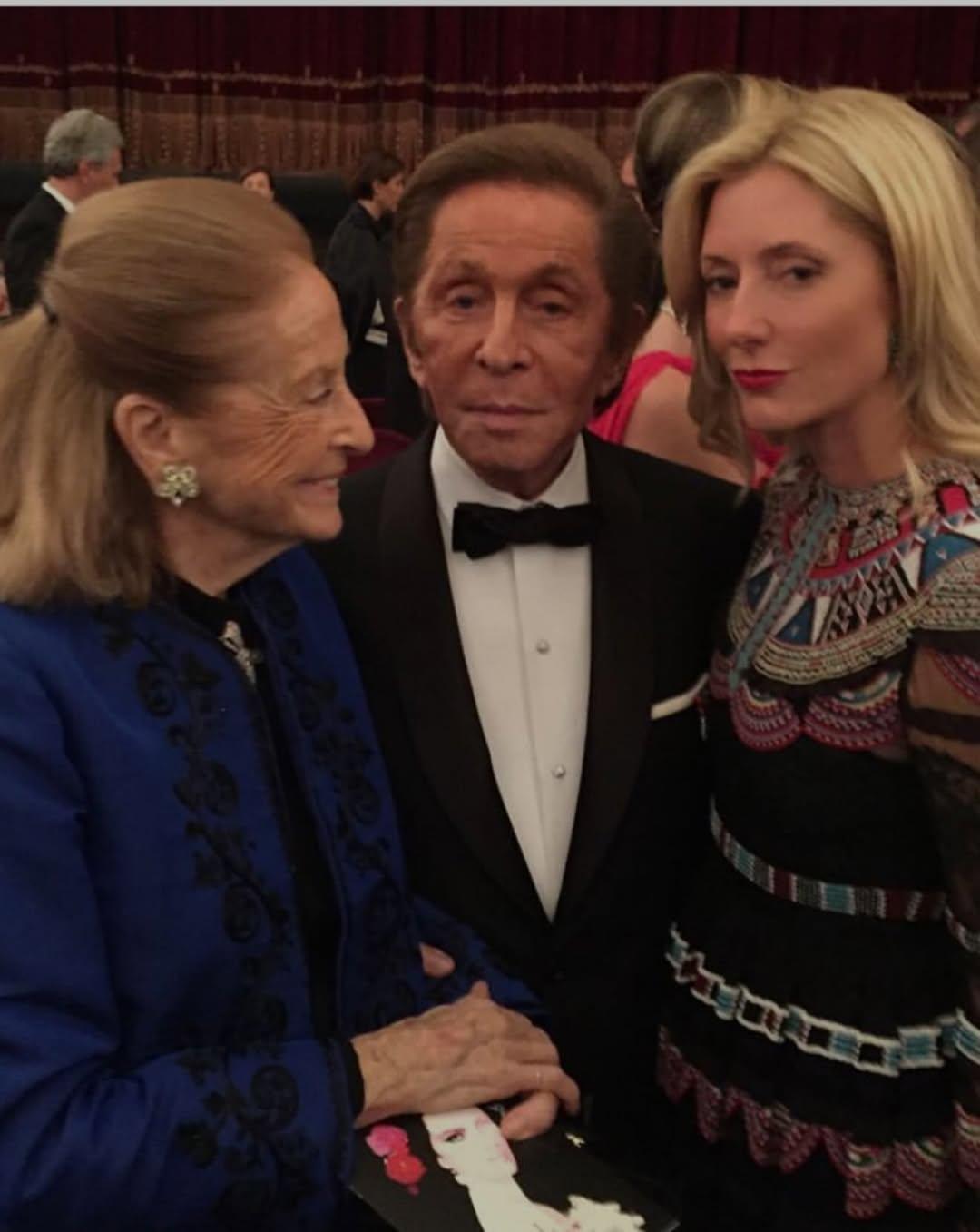 Στο Palazzo Doria Pamphilj της Ρώμης, στο dinner που παρέθεσε ο Ιταλός μετρ της μόδας Valentino, μετά την όπερα «La Traviata» της οποίας επιμελήθηκε τα κοστούμια/ @mariechantal22