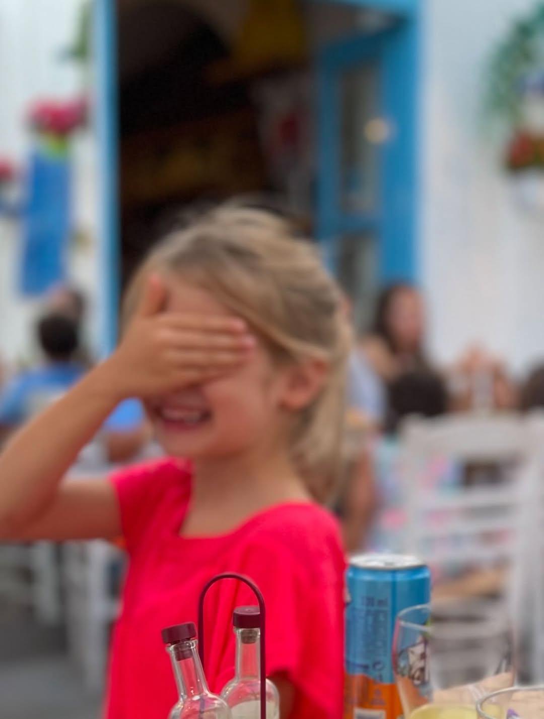 Η μικρή Μαρίνα - Φωτογραφία Instagram/@elenimenegaki 