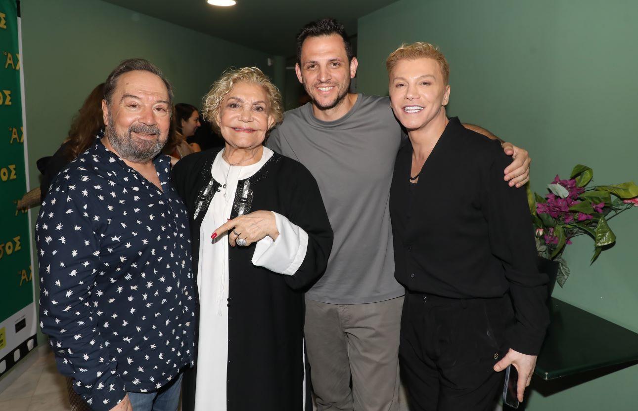 Σταμάτης Φασουλής, Μαρινέλλα, Άγγελος Κοταρίδης, Τάκης Ζαχαράτος/ Φωτογραφία: NDP Photo Agency  